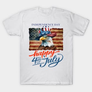 vintage - independence day america male Eagle version T-Shirt